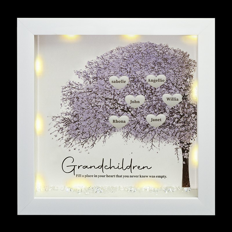 Cornice per albero genealogico personalizzata Decorazioni per la casa Regalo di Natale per mamma nonna