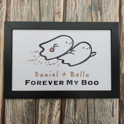 Forever My Boo Couples Segno di Halloween per interni