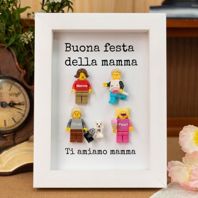 Minifigure personalizzate come regalo per la mamma