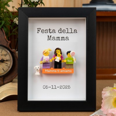 Minifigure personalizzate come regalo per la mamma