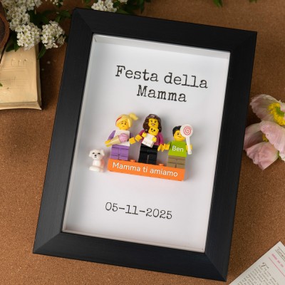 Minifigure personalizzate come regalo per la mamma
