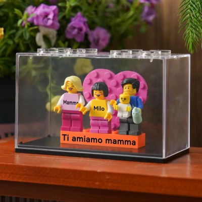 Minifigure personalizzate come regalo per la mamma