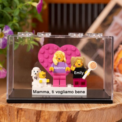 Minifigure personalizzate come regalo per la mamma