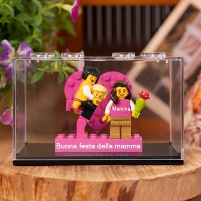 Minifigure personalizzate come regalo per la mamma