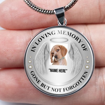 Personalizzato in amorevole memoria della collana di foto per il tuo amico di famiglia cane da compagnia