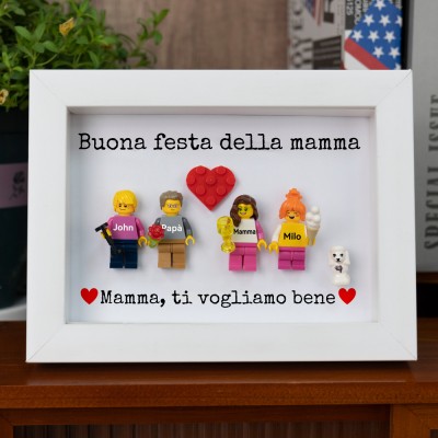 Minifigure personalizzate come regalo per la mamma