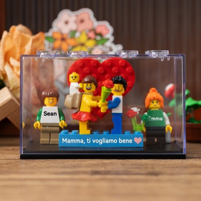 Minifigure personalizzate come regalo per la mamma