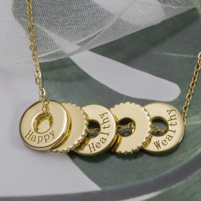 Collana personalizzata con nome di perline