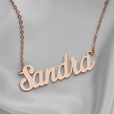 Collana personalizzata con nome in stile "Carrie"