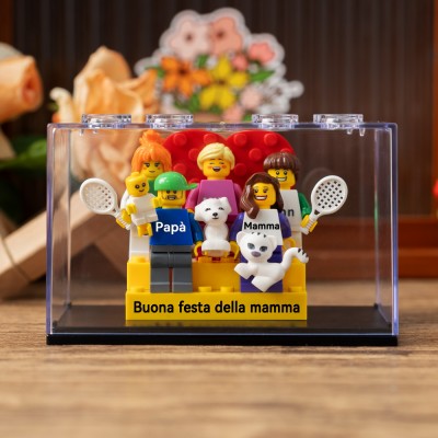 Minifigure personalizzate come regalo per la mamma