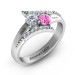 Personalized Birthstone Promise Ring With Engraving