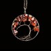 Tree Of Life Necklace Red Agate- Necklaces For Women Tree Of Life Necklace Copper