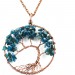 Tree Of Life Necklace Sapphire- Necklaces For Women Tree Of Life Necklace Copper"