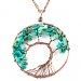 Tree Of Life Necklace Turquoise- Necklaces For Women Tree Of Life Necklace Copper"