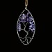 Oval Tree Of Life Necklace Amethyst- Necklaces For Women Tree Of Life Necklace Copper