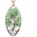 Oval Tree Of Life Necklace Amethyst- Necklaces For Women Tree Of Life Necklace Copper