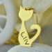 Personalized Cat Name Charm Necklace