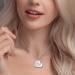 Engravable Heart Tag Necklace