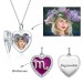 Scorpio - Personalized Heart Photo  Necklace