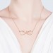 Infinity Heartbeat  Name Necklace