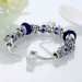 Blue Leaf Bracelet