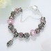 Pink Leaf Bracelet